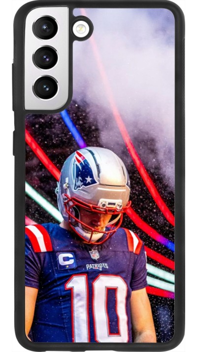 Coque Samsung Galaxy S21 FE 5G - Silicone rigide noir Super Bowl 26 Patriots 3