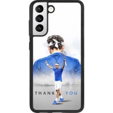 Coque Samsung Galaxy S21 FE 5G - Silicone rigide noir Thank you Roger