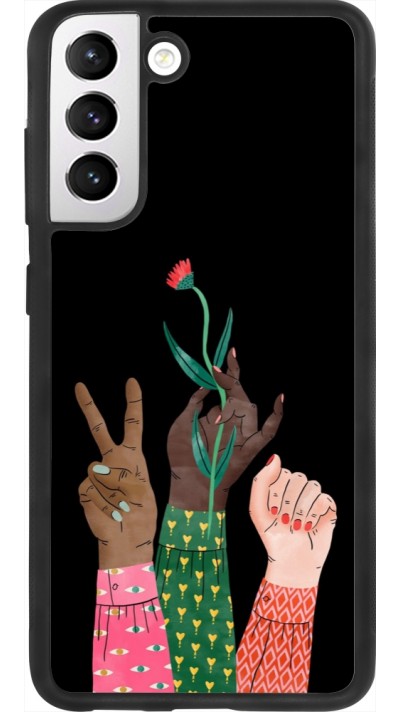 Coque Samsung Galaxy S21 FE 5G - Silicone rigide noir Womens day 2026 2