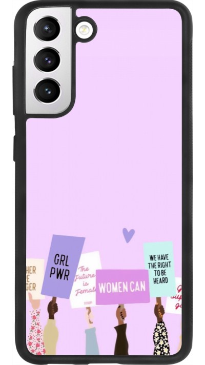 Coque Samsung Galaxy S21 FE 5G - Silicone rigide noir Womens day 2026 9