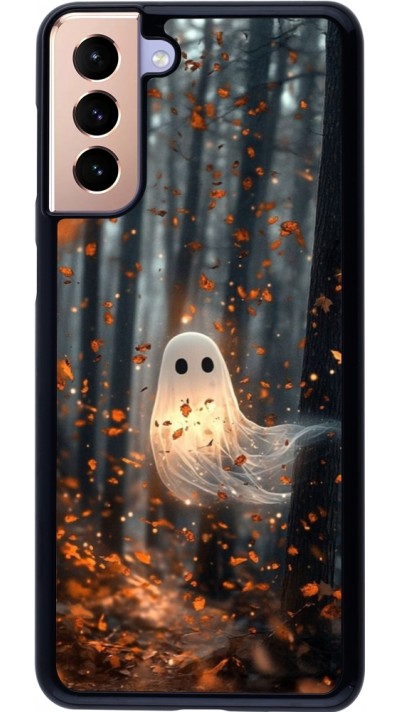 Coque Samsung Galaxy S21+ 5G - Halloween 2025 Ghost in the forest