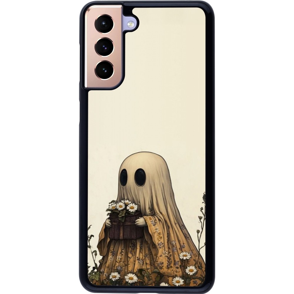 Coque Samsung Galaxy S21+ 5G - Halloween 2025 Ghost gardener