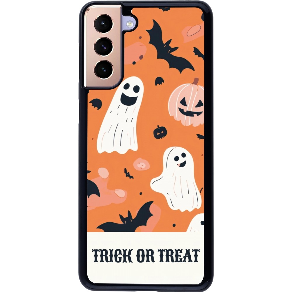 Coque Samsung Galaxy S21+ 5G - Halloween 2025 Trick treat