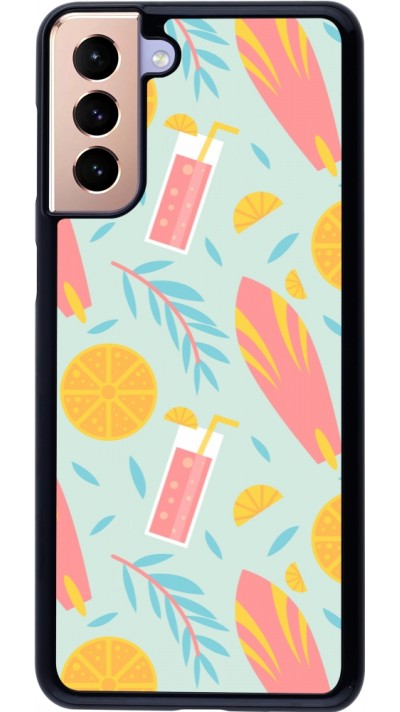 Coque Samsung Galaxy S21+ 5G - Summer 2025 Pattern citron