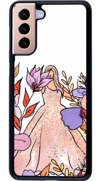 Coque Samsung Galaxy S21+ 5G - Taylor Swift Sketch - White