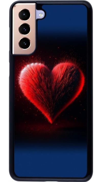 Coque Samsung Galaxy S21+ 5G - Valentine 2025 coeur rouge