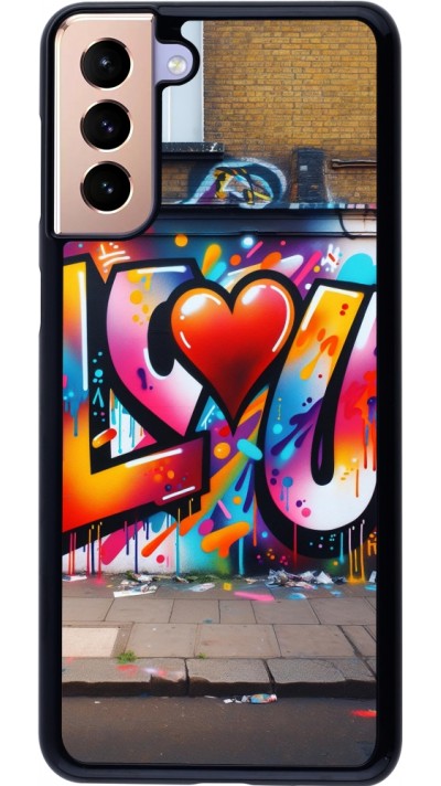 Coque Samsung Galaxy S21+ 5G - Valentine 2025 Love U Tag