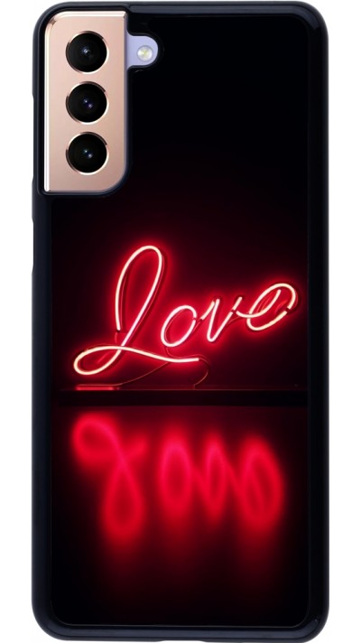 Coque Samsung Galaxy S21+ 5G - Valentine 2025 Neon Love