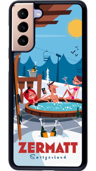 Coque Samsung Galaxy S21+ 5G - Zermatt Mountain Jacuzzi