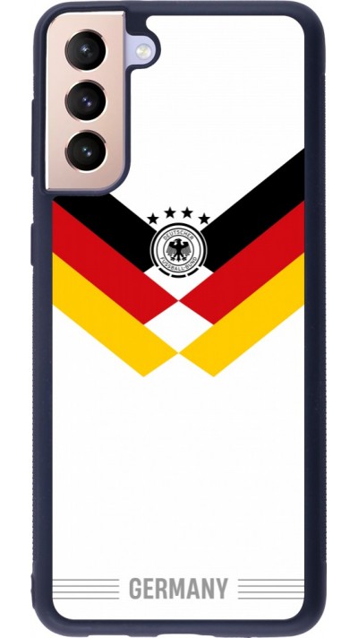 Samsung Galaxy S21+ 5G Case Hülle - Silikon schwarz Deutschland 2026 personalisierbares Fussballtrikot