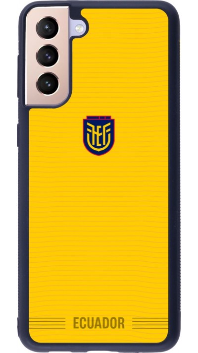 Samsung Galaxy S21+ 5G Case Hülle - Silikon schwarz Ecuador 2026 personalisierbares Fussballtrikot