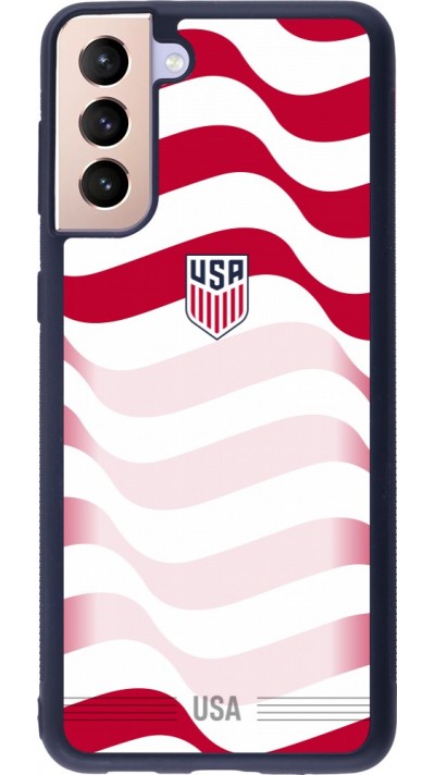 Samsung Galaxy S21+ 5G Case Hülle - Silikon schwarz Vereinigten Staaten 2026 personalisierbares Fussballtrikot
