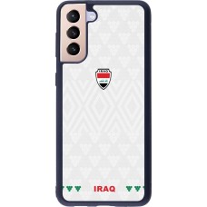 Samsung Galaxy S21+ 5G Case Hülle - Silikon schwarz Irak 2026 personalisierbares Fussballtrikot