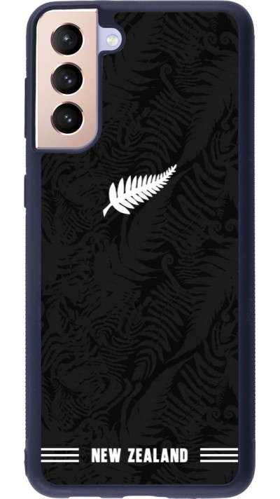 Samsung Galaxy S21+ 5G Case Hülle - Silikon schwarz Neuseeland 2026 personalisierbares Fussballtrikot