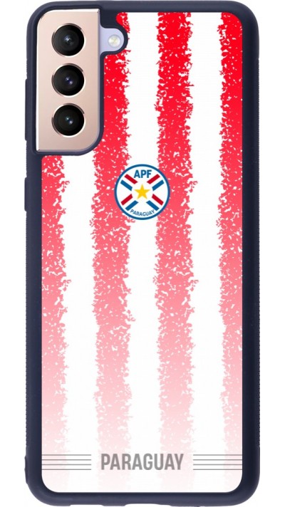 Samsung Galaxy S21+ 5G Case Hülle - Silikon schwarz Paraguay 2026 personalisierbares Fussballtrikot