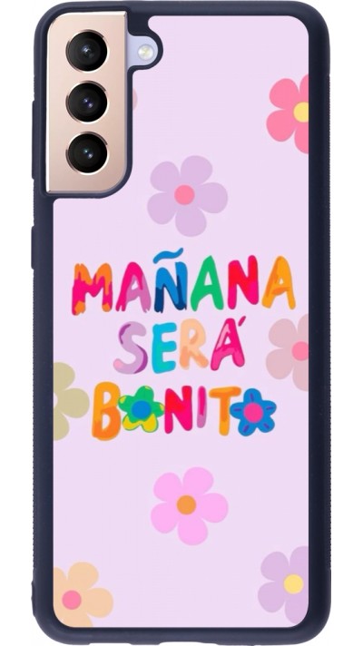 Samsung Galaxy S21+ 5G Case Hülle - Silikon schwarz Karol G Manana sera bonito