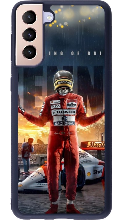 Coque Samsung Galaxy S21+ 5G - Silicone rigide noir Senna The King of Rain
