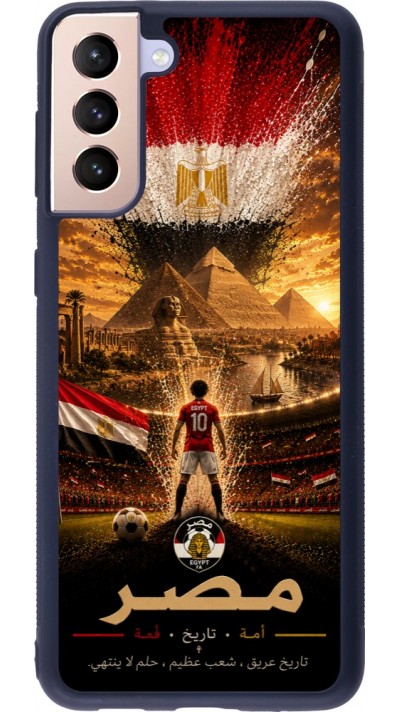Samsung Galaxy S21+ 5G Case Hülle - Silikon schwarz Fussball Ägypten splash 2026