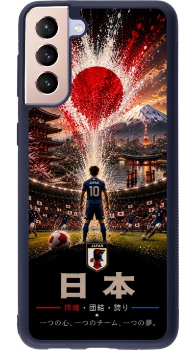 Samsung Galaxy S21+ 5G Case Hülle - Silikon schwarz Fussball Japan splash 2026