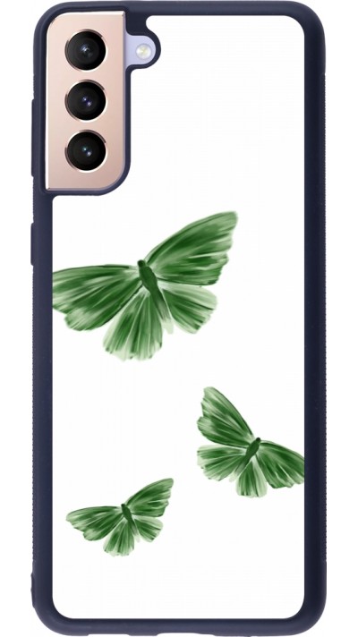Samsung Galaxy S21+ 5G Case Hülle - Silikon schwarz Butterflies Spring 2026