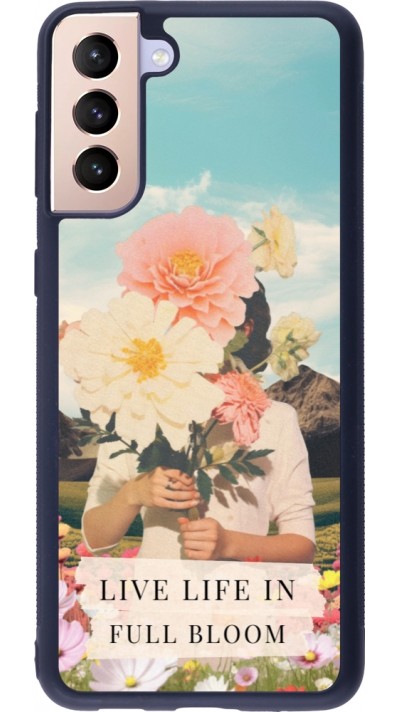 Samsung Galaxy S21+ 5G Case Hülle - Silikon schwarz Live life in full moon Spring 2026