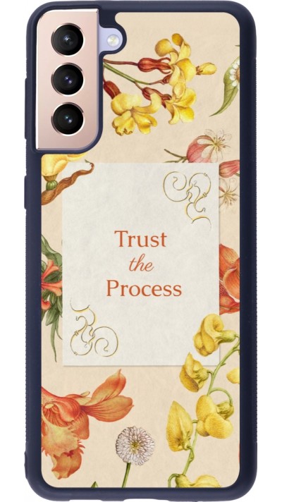 Samsung Galaxy S21+ 5G Case Hülle - Silikon schwarz Trust the process Spring 2026