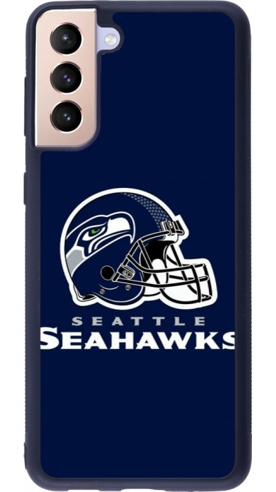 Coque Samsung Galaxy S21+ 5G - Silicone rigide noir Super Bowl 26 Seattle 3