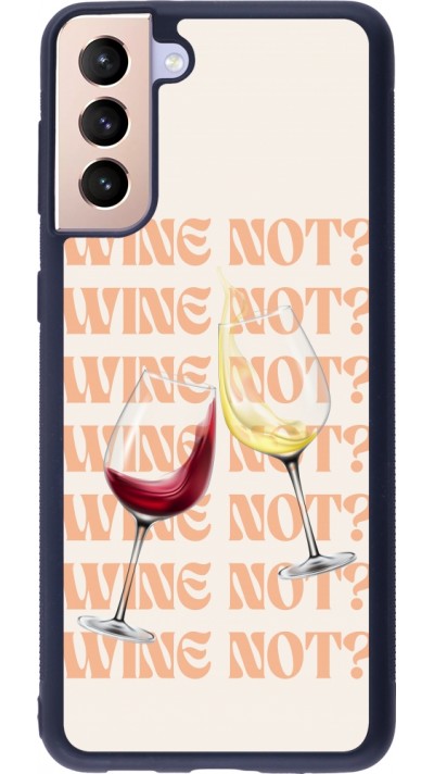 Samsung Galaxy S21+ 5G Case Hülle - Silikon schwarz Wine not