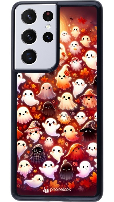 Coque Samsung Galaxy S21 Ultra 5G - Fantômes automne mignons Coque Samsung Galaxy S21 Ultra 5G - Fantômes automne mignons