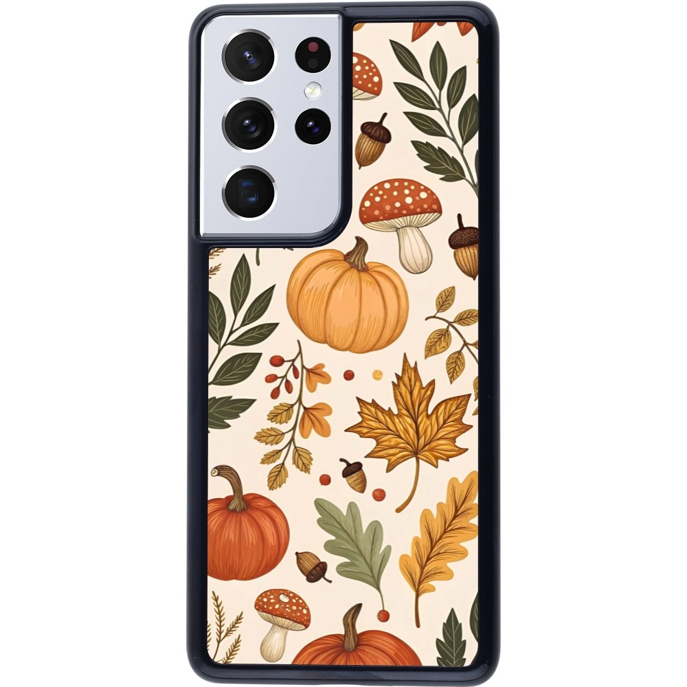 Coque Samsung Galaxy S21 Ultra 5G - Autumn 25 Autumn pattern