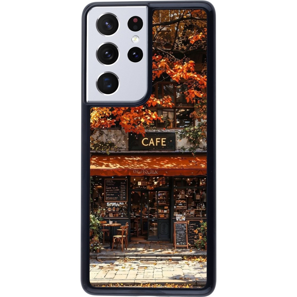 Coque Samsung Galaxy S21 Ultra 5G - Autumn 25 Coffee shop