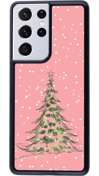 Coque Samsung Galaxy S21 Ultra 5G - Christmas 25 Pink Tree