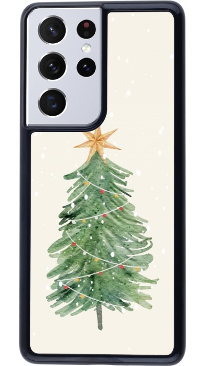 Coque Samsung Galaxy S21 Ultra 5G - Christmas 25 Sketch Tree