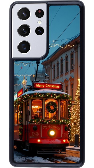 Coque Samsung Galaxy S21 Ultra 5G - Christmas 25 Xmas Train