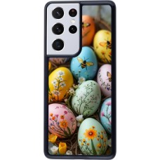 Coque Samsung Galaxy S21 Ultra 5G - Easter 2026 Eggs with bees