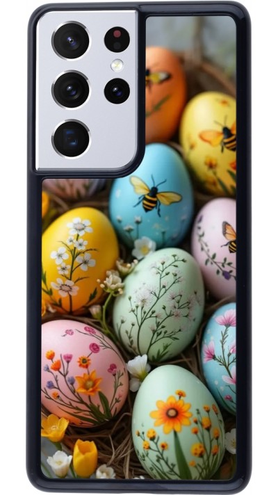 Coque Samsung Galaxy S21 Ultra 5G - Easter 2026 Eggs with bees