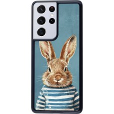 Coque Samsung Galaxy S21 Ultra 5G - Easter 2026 Rabbit navy