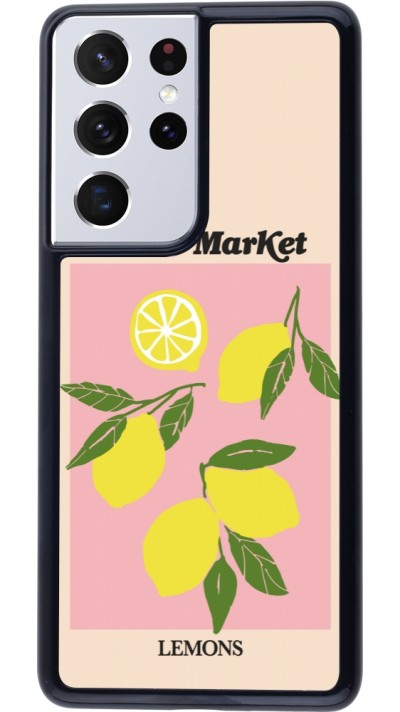 Coque Samsung Galaxy S21 Ultra 5G - Fruit market lemons 2026