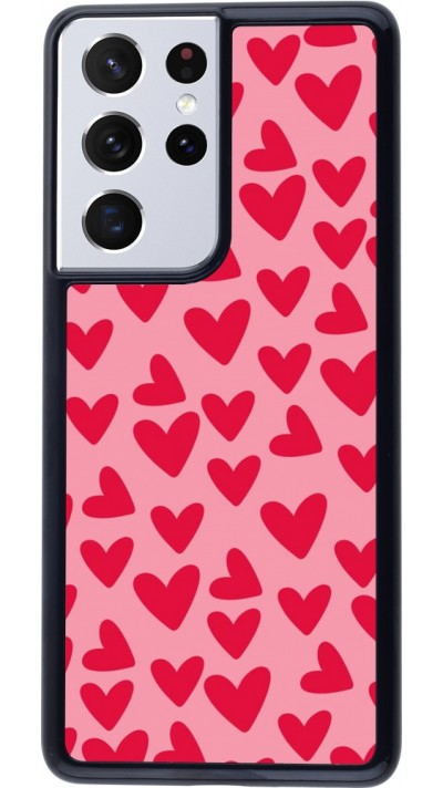 Coque Samsung Galaxy S21 Ultra 5G - Mom 2024 petits coeurs