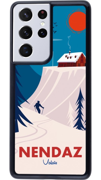Coque Samsung Galaxy S21 Ultra 5G - Nendaz Cabane Ski Coque Samsung Galaxy S21 Ultra 5G - Nendaz Cabane Ski