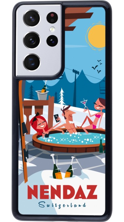 Coque Samsung Galaxy S21 Ultra 5G - Nendaz Mountain Jacuzzi