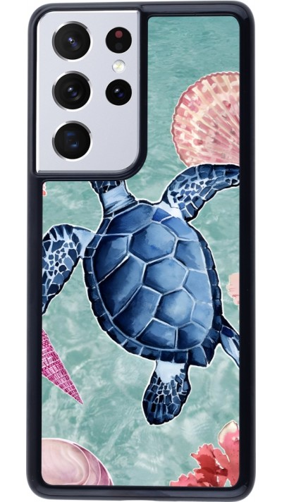 Coque Samsung Galaxy S21 Ultra 5G - Preppy Turtle Coque Samsung Galaxy S21 Ultra 5G - Preppy Turtle