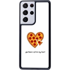 Coque Samsung Galaxy S21 Ultra 5G - Saint Valentines Day 26 You have my pizza heart