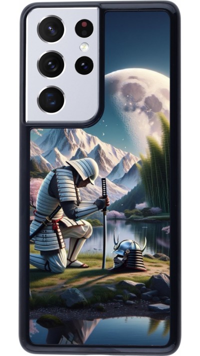 Coque Samsung Galaxy S21 Ultra 5G - Samurai Katana Lune Coque Samsung Galaxy S21 Ultra 5G - Samurai Katana Lune