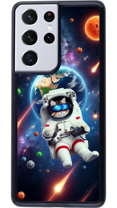 Coque Samsung Galaxy S21 Ultra 5G - VR SpaceCat Odyssey