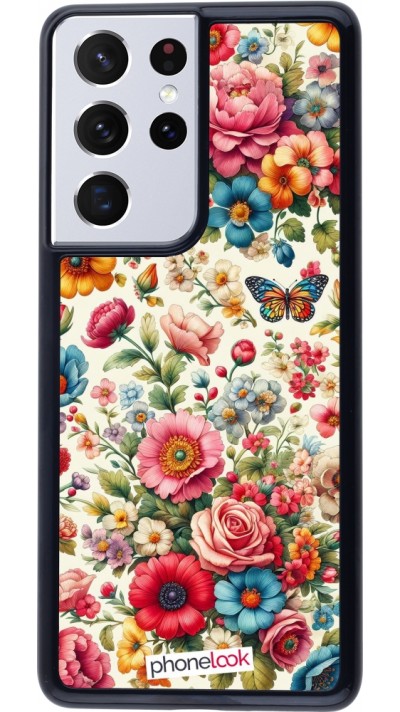 Coque Samsung Galaxy S21 Ultra 5G - Spring 25 printemps fleuri