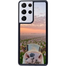 Coque Samsung Galaxy S21 Ultra 5G - Cow with tulips Spring 2026