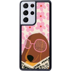 Coque Samsung Galaxy S21 Ultra 5G - Dog with newspaper Spring 2026