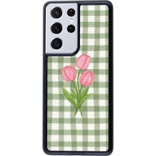 Coque Samsung Galaxy S21 Ultra 5G - Green vichy tulips Spring 2026
