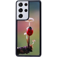 Coque Samsung Galaxy S21 Ultra 5G - Ladybird on a mushroom Spring 2026